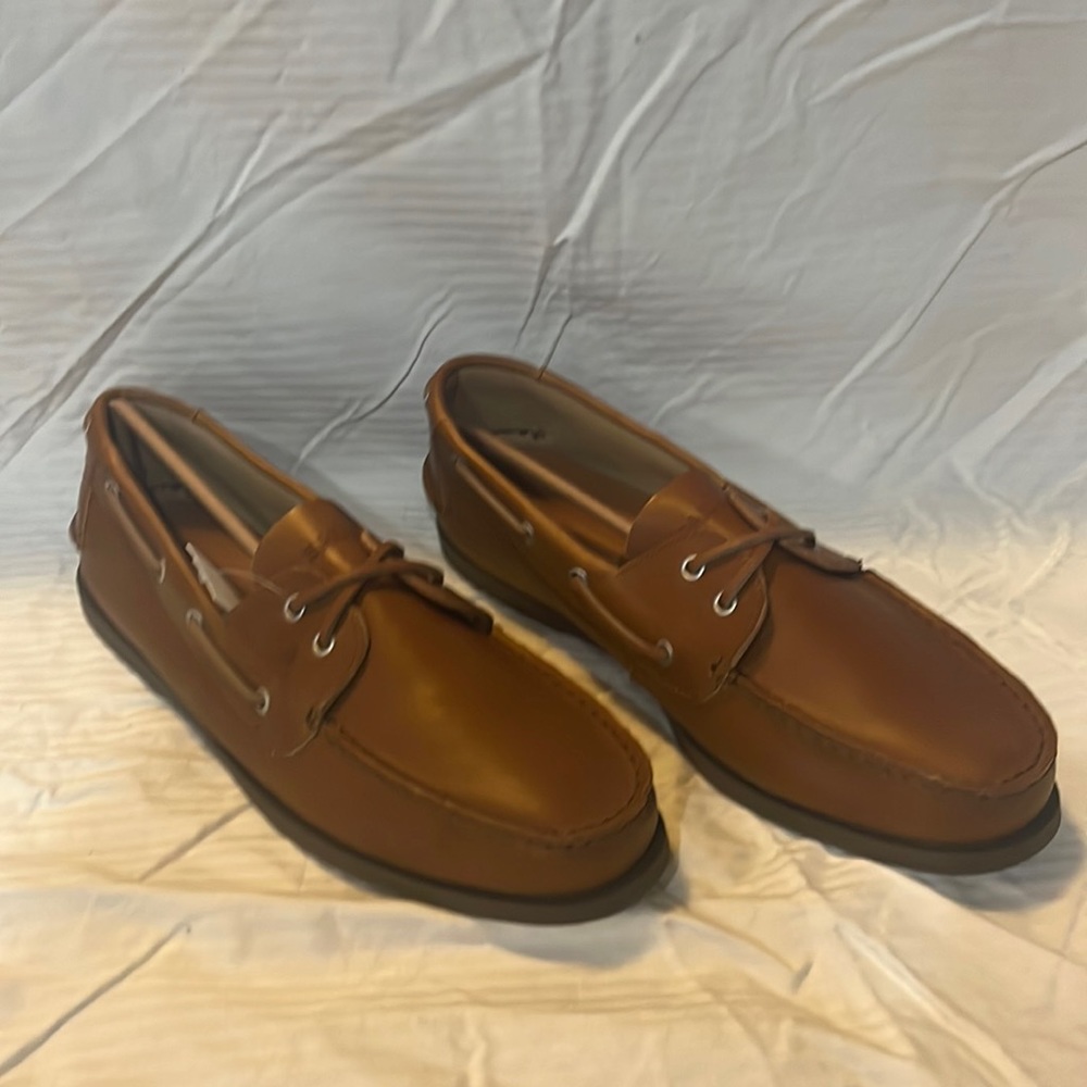 Sail Men's Premium Medium Width Boat Shoes - Tan